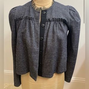 RED VALENTINO Houndstooth Jacket Sz 0